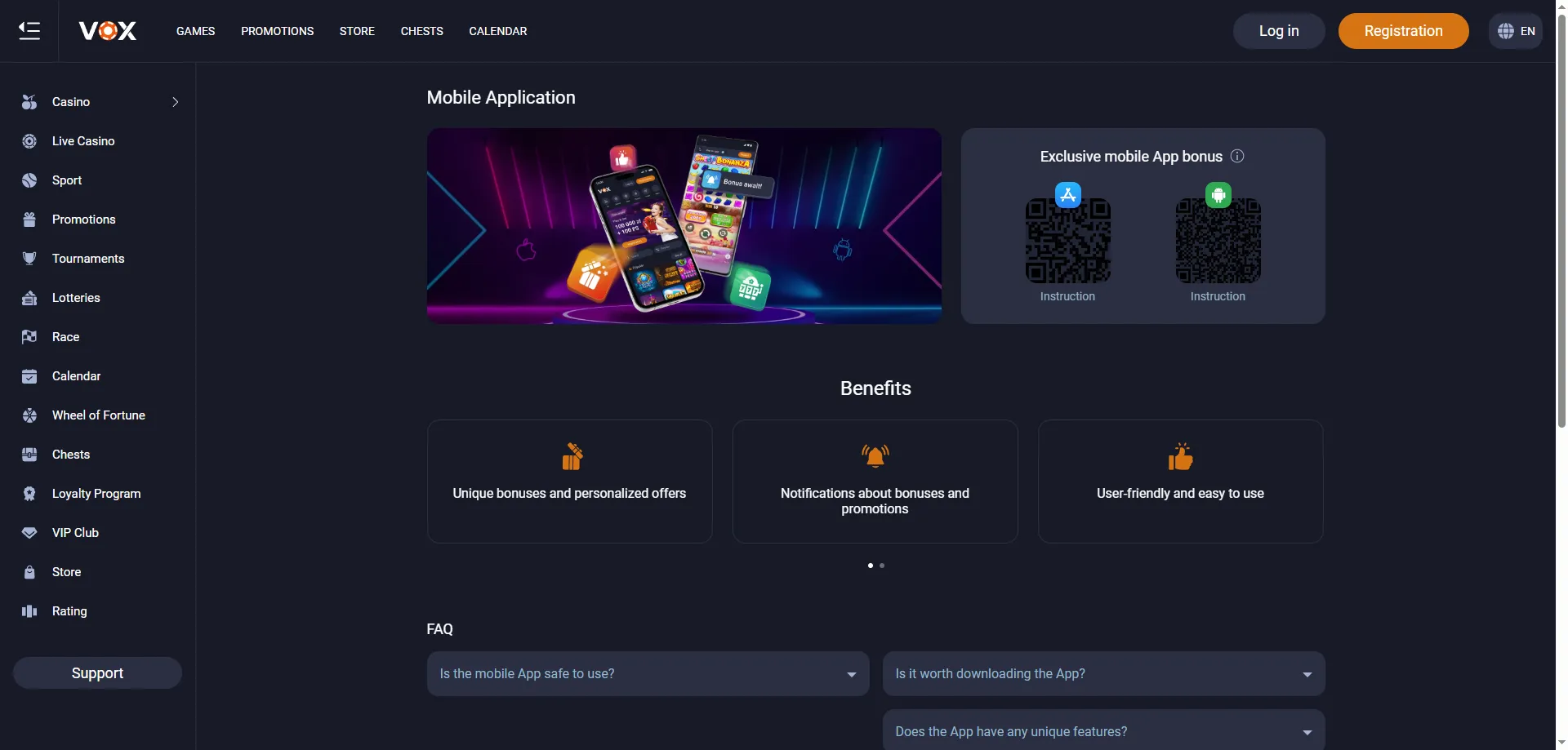 Vox Casino mobiln&aacute; aplik&aacute;cia &ndash; hranie na smartf&oacute;ne kdekoľvek